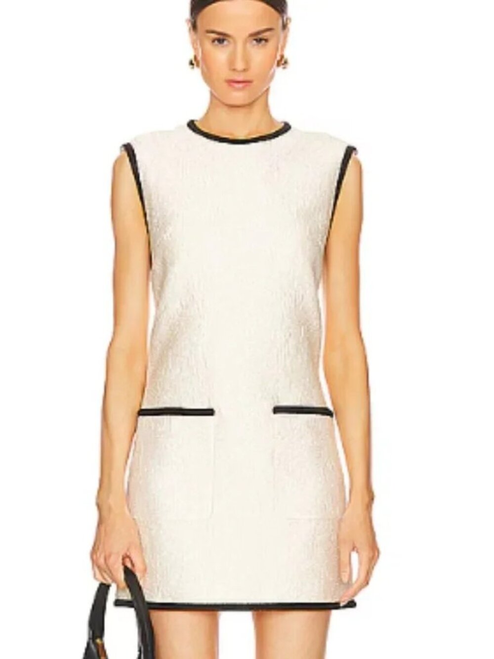 NWT Veronica Beard Ravena Ecru Jacquard Mini Dress Size 8 - Picture 2 of 14